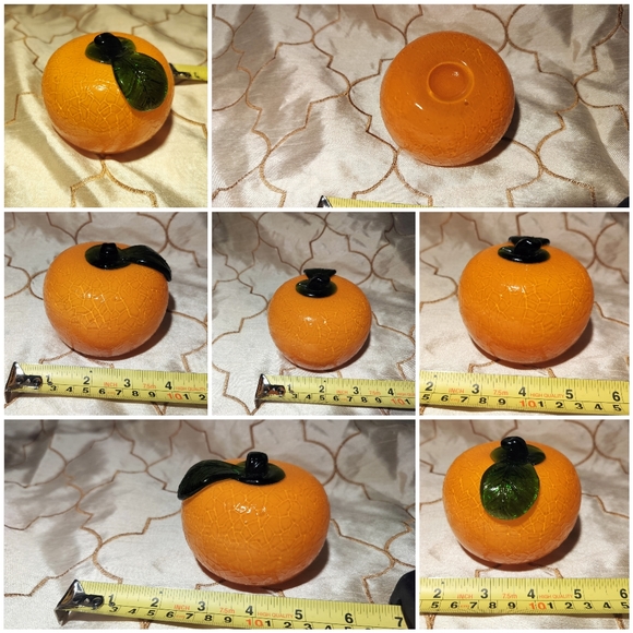 10 vintage Murano fruit & vegetables beautiful colors nice sized gorgeous!!!!